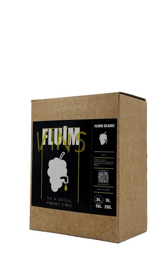 FLUïM VINS BIB 3L  FLUID BLANC 2024